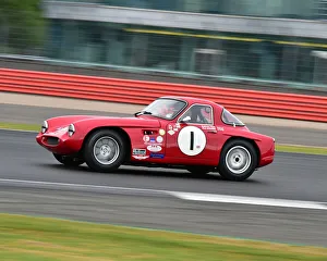 HSCC Silverstone International Trophy Meeting, June 2018 Prints: CM24 1118 Malcolm Paul, Rick Bourne, TVR Grantura Mk III