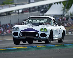 Plateau 3 Prints: CM24 4187 Jose Juben Zanchetta, Jorge Alberto Saud, Chevrolet Corvette C1