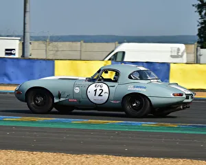 Le Mans Classic 2018 Prints: CM24 4439 Jean-Pierre Lajournade, Vincent Aubry, Jaguar E-Type