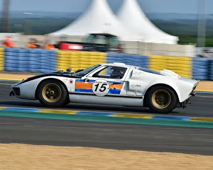 La Sarthe Prints: CM24 4473 Jean-Pierre Lecou, Ford GT40 MkII