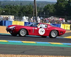 La Sarthe Prints: CM24 4511 Malte Fromm, Dirk Ebeling, Leon Ebeling, Bizzarrini 5300GT