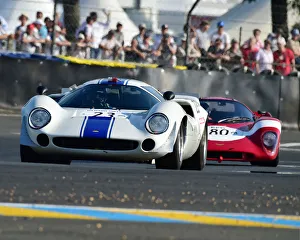 1966 1971 Prints: CM24 4633 Philippe Vandromme, Jacques Laffite, Lola T70 Mk III
