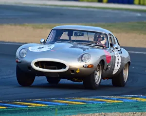 Jean Louis Laureau Prints: CM24 5339 Olivier Cazalieres, Antoine Cazalieres, Jaguar E-Type