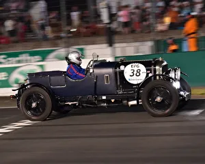La Sarthe Prints: CM24 5877 Pascal Behr, Bentley 4 Litre Le Mans