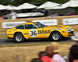 Goodwood Festival Of Speed July 2018 Prints: CM24 7282 Annette Mason, Ferrari 365 GTB-4 Daytona