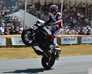 Wheelie Prints: CM24 7848 Gary Johnson, Triumph Speed Triple RS, Foggy