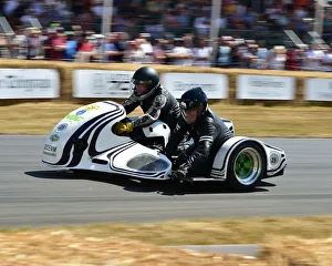 Motorcycle Prints: CM24 7886 Philipp Moch, Kawasaki 1100 sidecar combination