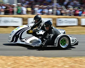 Motorcycle Prints: CM24 7887 Philipp Moch, Kawasaki 1100 sidecar combination