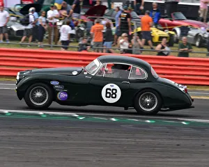 Silverstone Classic, Silverstone July 2018 Prints: CM24 9049 Marc Gordon, Jaguar XK150