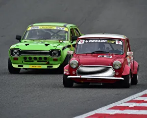 Festival Italia, Brands Hatch, August 2018 Prints: CM25 3384 Paul Simmonds, Mini Miglia, Mike Saunders, Ford Escort Mexico Mk1