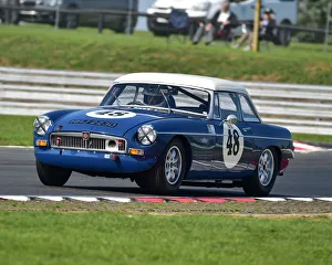 Aston Martin Owners Club Racing, Snetterton, 1st September 2018 Prints: CM25 4318 Craig Taylor, MG B