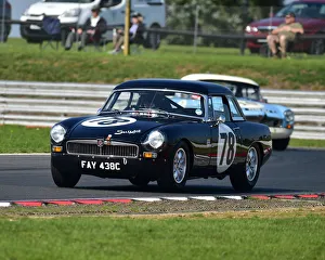 Aston Martin Owners Club Racing, Snetterton, 1st September 2018 Prints: CM25 4324 David Russell Wilks, MG B