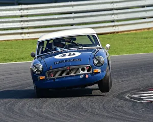 Aston Martin Owners Club Racing, Snetterton, 1st September 2018 Prints: CM25 4777 Craig Taylor, MG B