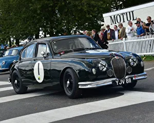1958 Prints: CM25 5570 Charlie March, Jaguar Mk1