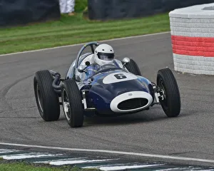 2 Xbd Litre Grand Prix Cars Prints: CM25 5826 Tania Pilkington, Cooper Climax T43