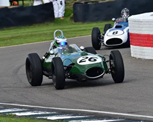 2 Xbd Litre Grand Prix Cars Prints: CM25 5828 Nick Padmore, Lotus Climax 16