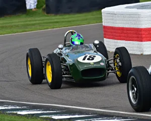 2 Xbd Litre Grand Prix Cars Prints: CM25 5830 Sam Wilson, Lotus Climax 18