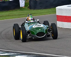 2 Xbd Litre Grand Prix Cars Prints: CM25 5831 Joaquin Folch-Rusinol, Lotus Climax 16