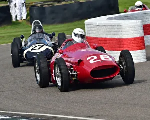2 Xbd Litre Grand Prix Cars Prints: CM25 5845 Graham Adelman, Maserati 250F