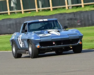 Goodwood Revival 2018 Prints: CM25 6065 Nick Jarvis, Stig Blomqvist, Chevrolet Corvette Stingray