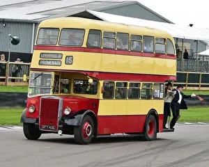 <b class=qtipBold><figcaption>CM25 6816 Leyland Double Decker Bus</figcaption></b><br>Leyland Double Decker Bus, British Transport Parade, Goodwood Revival 2018, September 2018, automobiles, cars, circuit racing, Classic, competition, England, entertainment, event, Goodwood, heritage, historic, Duke of Richmond, motor sport, motorcars, nostalgia, outdoors, racing, racing cars, retro, revival, September, speed, sport, sports, Sussex, West Sussex, vehicles, cars, racing, classic cars, historic cars,<br><em>© 2018 Chris McEvoy, www.cjm-photography.co.uk, all rights reserved</em> CM25 6816 Leyland Double Decker Bus