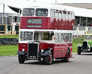 <b class=qtipBold><figcaption>CM25 6818 Leyland Double Decker Bus</figcaption></b><br>Leyland Double Decker Bus, British Transport Parade, Goodwood Revival 2018, September 2018, automobiles, cars, circuit racing, Classic, competition, England, entertainment, event, Goodwood, heritage, historic, Duke of Richmond, motor sport, motorcars, nostalgia, outdoors, racing, racing cars, retro, revival, September, speed, sport, sports, Sussex, West Sussex, vehicles, cars, racing, classic cars, historic cars,<br><em>© 2018 Chris McEvoy, www.cjm-photography.co.uk, all rights reserved</em> CM25 6818 Leyland Double Decker Bus