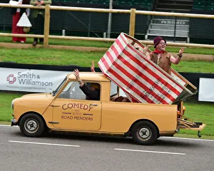 <b class=qtipBold><figcaption>CM25 6834 Road menders</figcaption></b><br>Road menders, Goodwood Revival 2018, September 2018, automobiles, cars, circuit racing, Classic, competition, England, entertainment, event, Goodwood, heritage, historic, Duke of Richmond, motor sport, motorcars, nostalgia, outdoors, racing, racing cars, retro, revival, September, speed, sport, sports, Sussex, West Sussex, vehicles, cars, racing, classic cars, historic cars,<br><em>© 2018 Chris McEvoy, www.cjm-photography.co.uk, all rights reserved</em> CM25 6834 Road menders