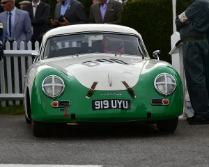 Pre 1955 Prints: CM25 6838 Sam Tordoff, Porsche 356