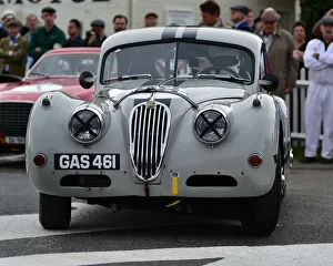 Pre 1955 Prints: CM25 6840 Marc Gordon, Jaguar XK140 FHC