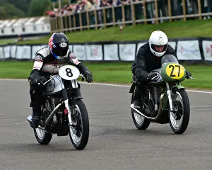 CM25 6894 Alan Cathcart, Manx Norton, Tony Smith, Sophie Smith, BSA Gold Star