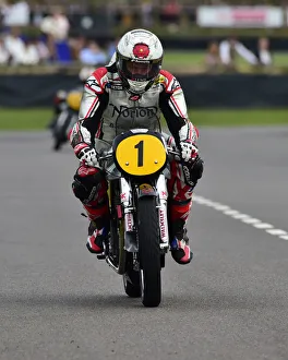 Glen English Prints: CM25 6955 John McGuinness, Glen English, Manx Norton