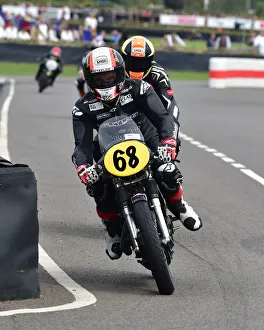 Michael Rutter Prints: CM25 6985 Michael Russell, Michael Rutter, Velocette MSS