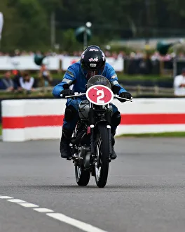 Roger Ashby Prints: CM25 7010 Roger Ashby, Brian Morrison, Triumph 650