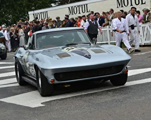 Goodwood Revival 2018 Prints: CM25 7075 Marco Attard, Mat Jackson, Chevrolet Corvette Stingray