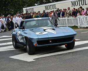 Goodwood Revival 2018 Prints: CM25 7077 Nick Jarvis, Stig Blomqvist, Chevrolet Corvette Stingray