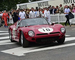 Goodwood Revival 2018 Prints: CM25 7079 Steve Brooks, Martin O Connell, Iso Grifo A3C