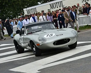 Goodwood Revival 2018 Prints: CM25 7084 Nick Padmore, Joaquin Folch-Rusinol, Jaguar E-Type