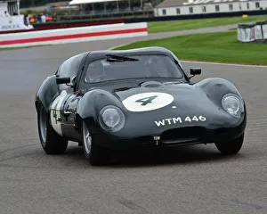Goodwood Revival 2018 Prints: CM25 7102 Patrick Blakeney-Edwards, Frederic Wakeman, Lister Jaguar Coupe