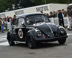 1958 Prints: CM25 7338 Drew Pritchard, Volkswagen Beetle