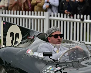 <b class=qtipBold><figcaption>CM25 7509 Jaguar D-Type Long Nose</figcaption></b><br>Jaguar D-Type Long Nose, Revival Winners Parade, Goodwood Revival 2018, September 2018, automobiles, cars, circuit racing, Classic, competition, England, entertainment, event, Goodwood, heritage, historic, Duke of Richmond, motor sport, motorcars, nostalgia, outdoors, racing, racing cars, retro, revival, September, speed, sport, sports, Sussex, West Sussex, vehicles, cars, racing, classic cars, historic cars,<br><em>© 2018 Chris McEvoy, www.cjm-photography.co.uk, all rights reserved</em> CM25 7509 Jaguar D-Type Long Nose