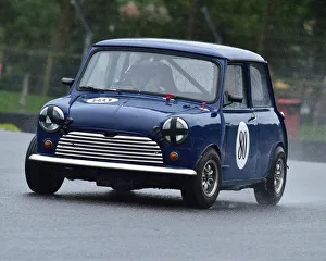 Brands Hatch Spray Prints: CM25 8454 David Dunnell, Morris Mini Cooper
