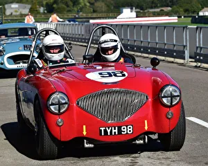 Mission Motorsport, Goodwood 24th September 2018 Prints: CM25 9525 Nick Matthews, Austin Healey 100-4