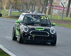 BARC BritCar Into The Night, Brands Hatch November 2018 Prints: CM26 2760 Kevin Palmer, BMW Mini Cooper S