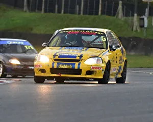 BARC BritCar Into The Night, Brands Hatch November 2018 Prints: CM26 3258 Kamran Tunio, Honda Civic