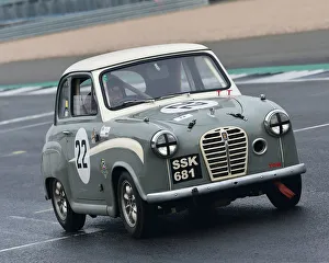 <b class=qtipBold><figcaption>CM26 6295 Ivan Dutton, Austin A30</figcaption></b><br>Ivan Dutton, Austin A30, VSCC, Pomeroy Trophy, Silverstone, 16th February 2019, cars, competition, February, Fun, historic cars, iconic, motor sport, motorsport, nostalgia, outdoors, Pomeroy trophy, pre-war, retro, saloon cars, Silverstone, sports, sports cars, tests, trials, vintage cars, Vintage Sports Car Club, fast, speed, competition, cars, vehicles,<br><em>© 2019 Chris McEvoy, www.cjm-photography.co.uk, all rights reserved</em> CM26 6295 Ivan Dutton, Austin A30