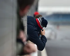 <b class=qtipBold><figcaption>CM26 6388 Getting a better view</figcaption></b><br>Getting a better view, VSCC, Pomeroy Trophy, Silverstone, 16th February 2019, cars, competition, February, Fun, historic cars, iconic, motor sport, motorsport, nostalgia, outdoors, Pomeroy trophy, pre-war, retro, saloon cars, Silverstone, sports, sports cars, tests, trials, vintage cars, Vintage Sports Car Club, fast, speed, competition, cars, vehicles,<br><em>© 2019 Chris McEvoy, www.cjm-photography.co.uk, all rights reserved</em> CM26 6388 Getting a better view