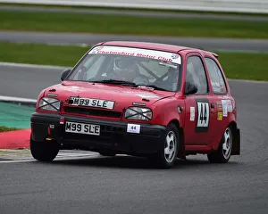 <b class=qtipBold><figcaption>CM26 6795 Suze Endean, Nissan Micra</figcaption></b><br>Suze Endean, Nissan Micra, VSCC, Pomeroy Trophy, Silverstone, 16th February 2019, cars, competition, February, Fun, historic cars, iconic, motor sport, motorsport, nostalgia, outdoors, Pomeroy trophy, pre-war, retro, saloon cars, Silverstone, sports, sports cars, tests, trials, vintage cars, Vintage Sports Car Club, fast, speed, competition, cars, vehicles,<br><em>© 2019 Chris McEvoy, www.cjm-photography.co.uk, all rights reserved</em> CM26 6795 Suze Endean, Nissan Micra
