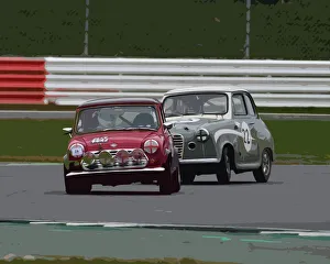 CM26 6797 Andy Newbound, Morris Mini, Ivan Dutton, Austin A30