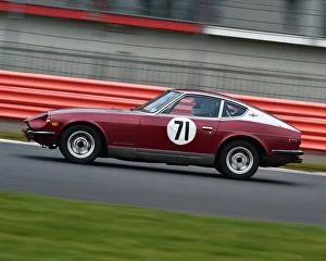 <b class=qtipBold><figcaption>CM26 7142 Paul Stafford, Datsun 240Z</figcaption></b><br>Paul Stafford, Datsun 240Z, VSCC, Pomeroy Trophy, Silverstone, 16th February 2019, cars, competition, February, Fun, historic cars, iconic, motor sport, motorsport, nostalgia, outdoors, Pomeroy trophy, pre-war, retro, saloon cars, Silverstone, sports, sports cars, tests, trials, vintage cars, Vintage Sports Car Club, fast, speed, competition, cars, vehicles,<br><em>© 2019 Chris McEvoy, www.cjm-photography.co.uk, all rights reserved</em> CM26 7142 Paul Stafford, Datsun 240Z