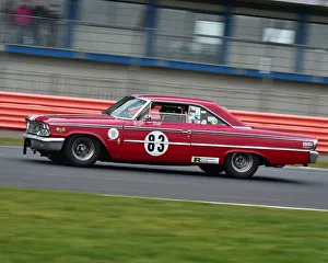 VSCC Pomeroy Trophy 2019, Silverstone Prints: CM26 7155 Michael Steele, Ford Galaxie 500 Coupe